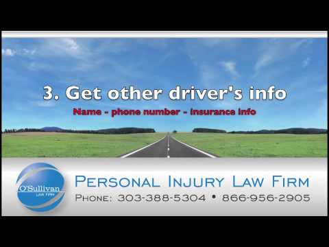 Personal Injury Lawyer Tips | The O'Sullivan Law Firm | Personal Injury Lawyer in Denver, Colorado