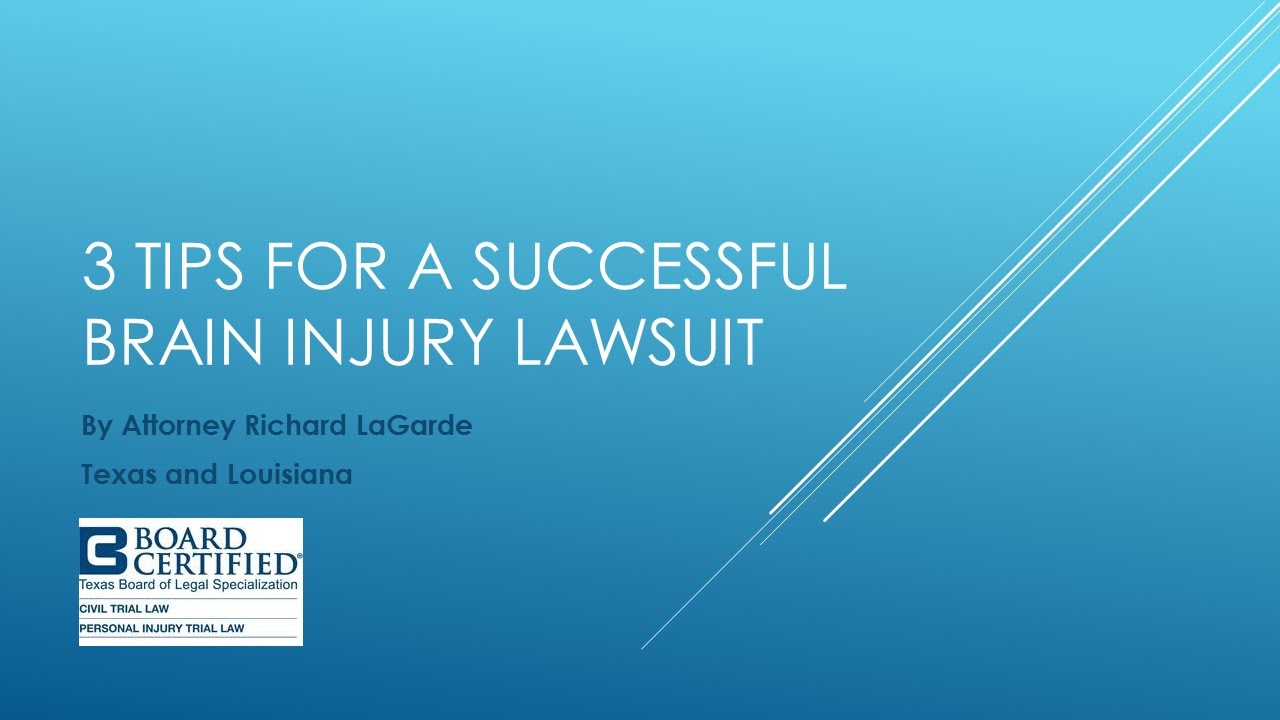 3 Tips for a Successful Brain Injury Lawsuit